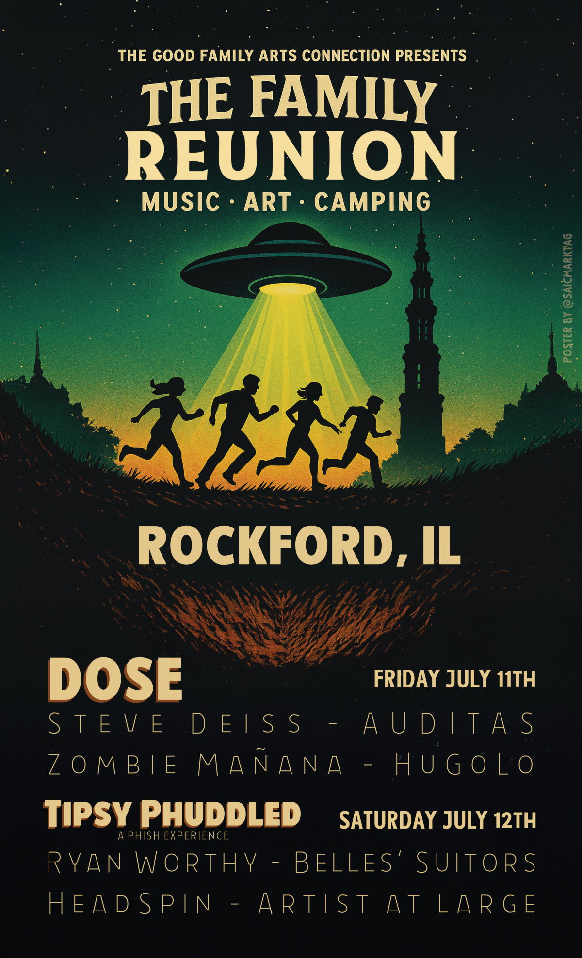 Belles' Suitors at The Family Reunion Festival – Rockford, IL | July 12, 2025